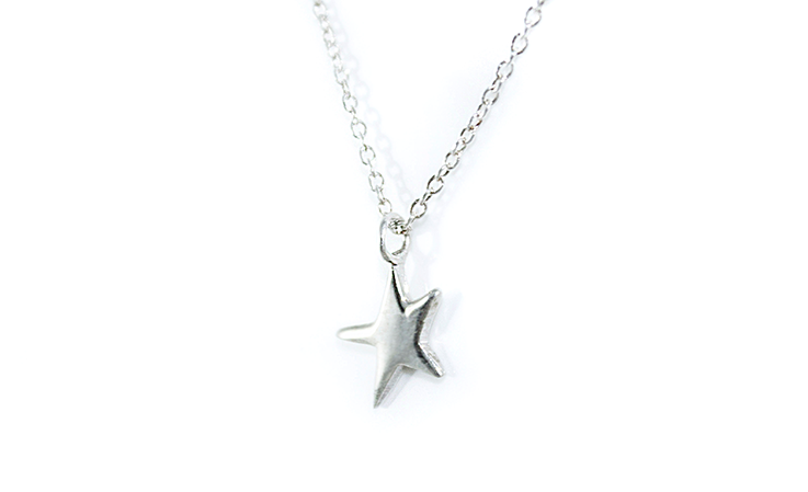 Sterling Silver Small Star Necklace