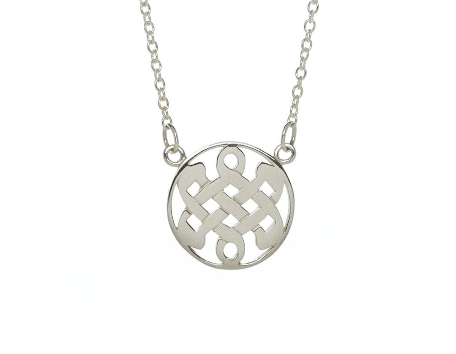 Sterling Silver Celtic Love Knot Necklace